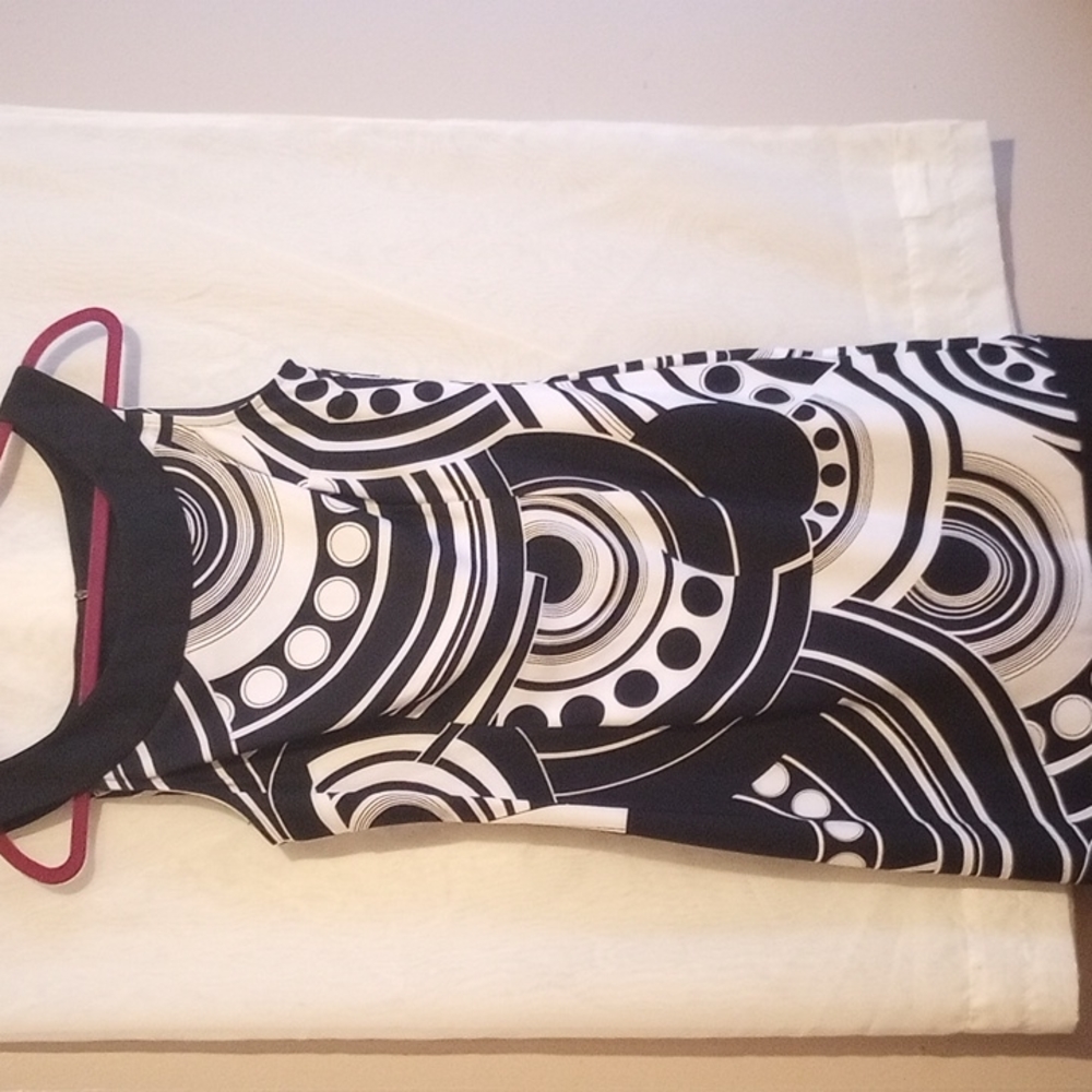 Black and white dress